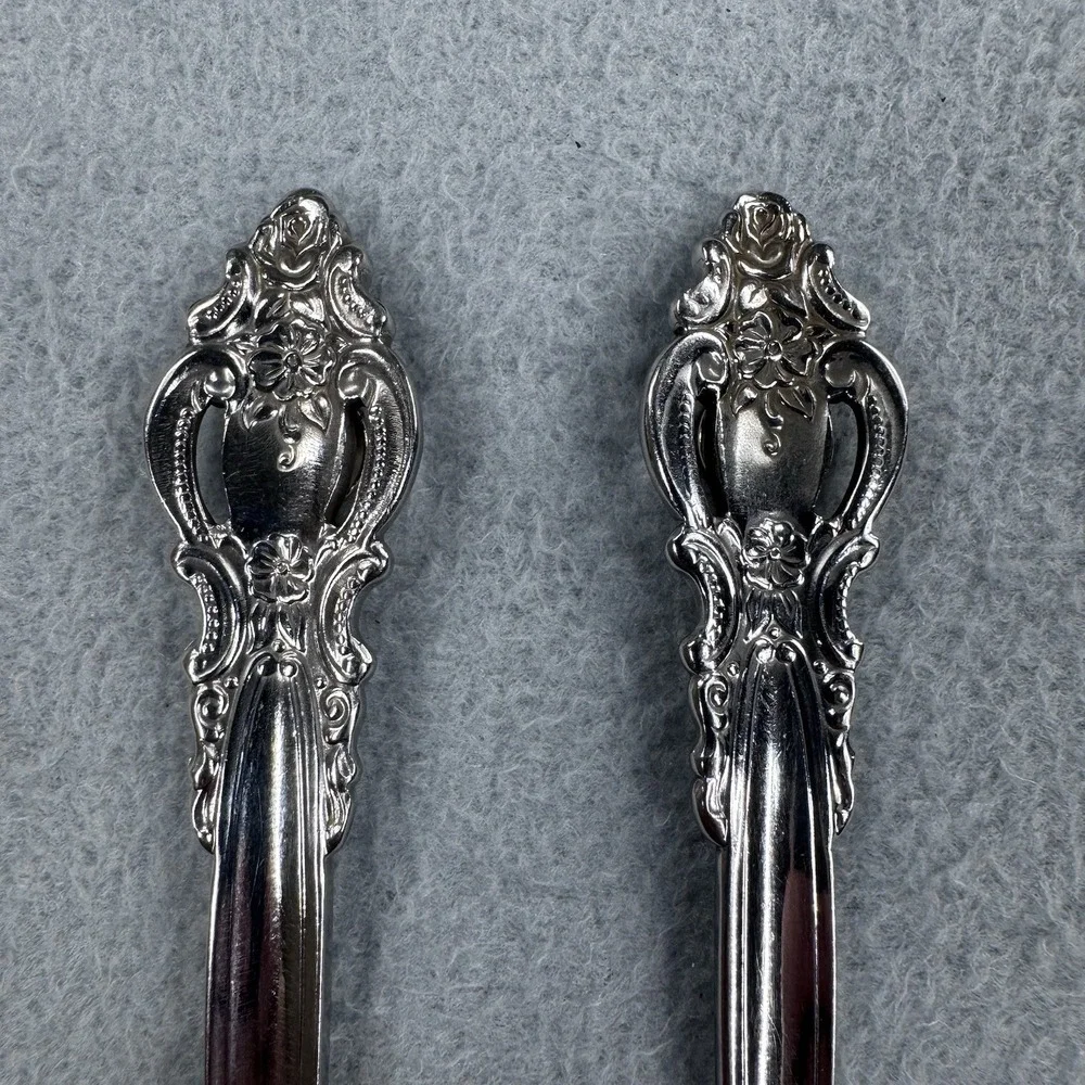 International Silver Lyon Frontenac Stainless Set of 2 Dinner Forks. Fine Dining